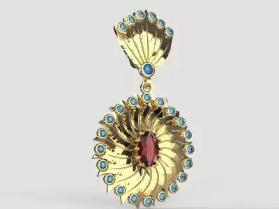 Buccellati Earrings  3D print model