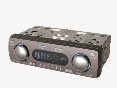 Car Radio 3D model
