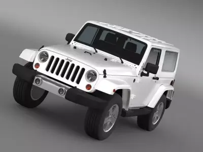 Jeep Wrangler 2011 3D model