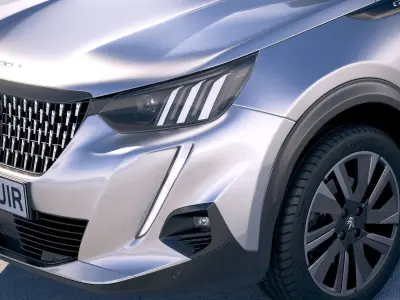 Peugeot 2008 2020 3D model purchase