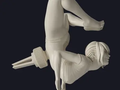 Car phone holder 3D print model