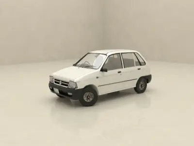 Suzuki Mehran 3D Low-poly 3D model
