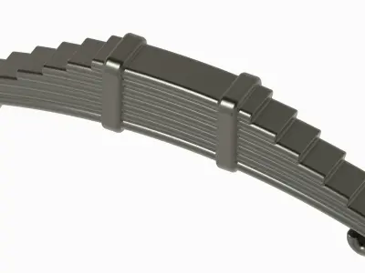 Truck Leaf Spring 3D print model