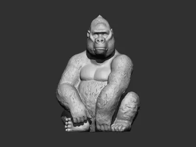 Gorilla 3d print model 3D model