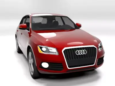 AUDI Q5 2013 LOWPOLY Low-poly 3D model