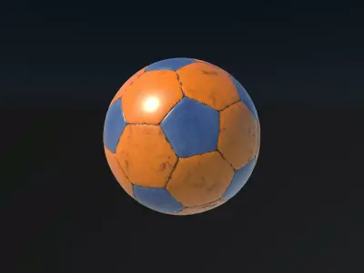 Soccer ball 3D model 22