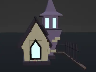 Haunted house 3D model