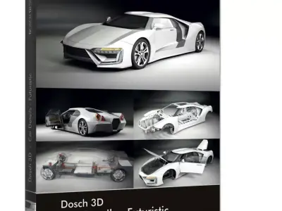 Dosch 3D - Car Details - Futuristic 3D model