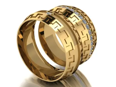 ring set 30 collection1 3D print model
