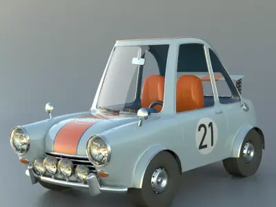 Toon Gulf Racer 3D model