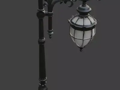 street light 3d model 3D model shop
