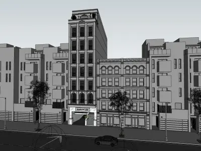 Shophouse Vietnam - Classic 3D model