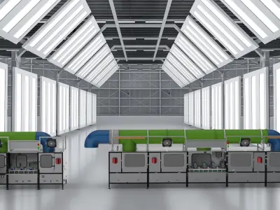 Motor aging test machine  3D model