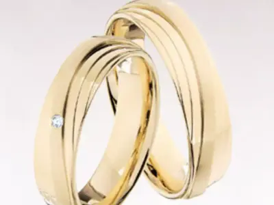 Wedding rings 199 3D print model