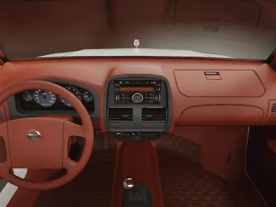 Nissan DDSN 1 Cabin  Low-poly 3D model