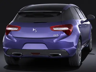 Citroen DS5 2016 VRAY 3D model