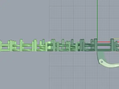 Graff earring 3D print model