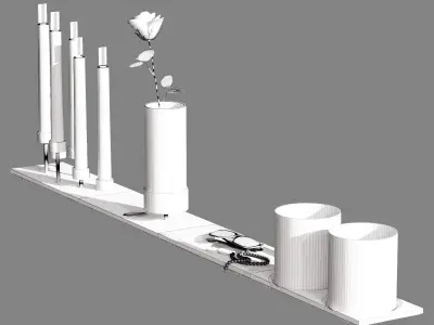 decoration set Buster Punch 3D model