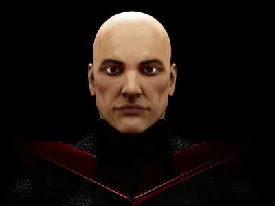 Superhero - UE4 Customizable Character Low-poly 3D model