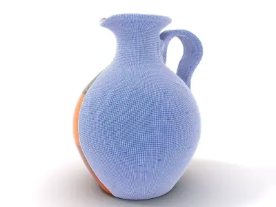 Elegant Ceramic Vase model pack Low-poly 3D model