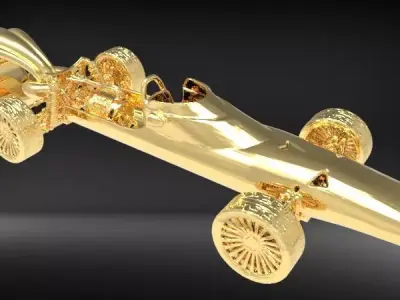 Formula F1 RC car Pendant Key Chain 3D print model