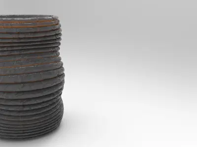 Joyse Vase Low-poly 3D model