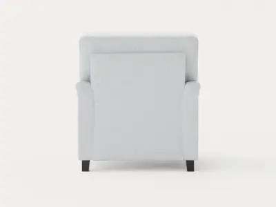 Howard Classic Armchair Low-poly 3D model