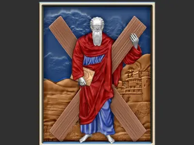 Icon Of St Andrew The Apostle  3D print model