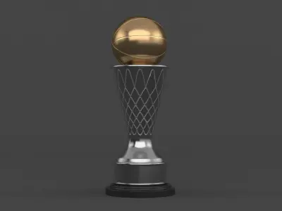 Trophy Cup 3D model 7