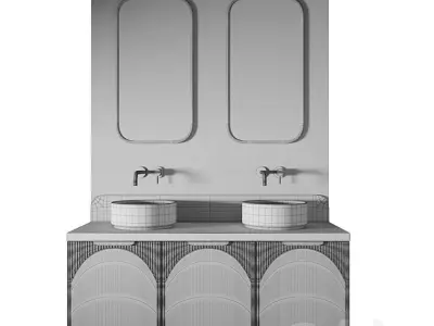 Luxury Bathroom 303 3D model