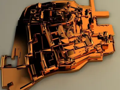 Chinese castle 3D model