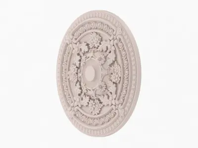 Classic Ceiling Medallion 40 3D model