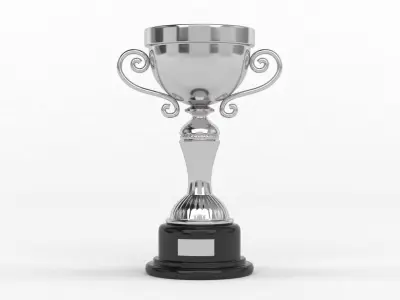Cups Trophy 3D model 2