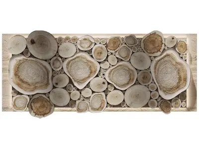 Juniper panel for a bath 3D model