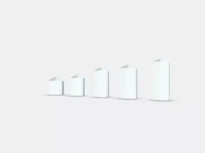 FENOMEN Unscented block candle set of 5 1 3D model