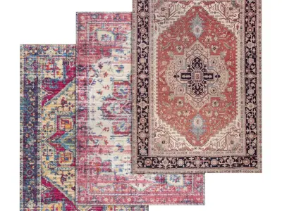 Rug Set 1467 3D model