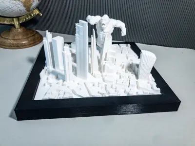 KING KONG in LONDON 3D print model