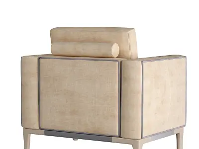  Scott armchair Low-poly 3D model