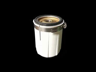 Oil Filter Case 3D print model