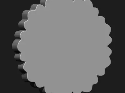 Flowers Base IMM Obj Brush Pack 10 in One 3D model