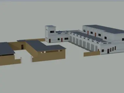 Vehicle Maintenance Workshop  3D model