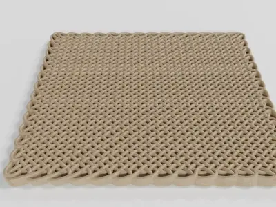 WICKER BASKET12 3D model