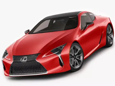 Lexus LC500 2018 3D model