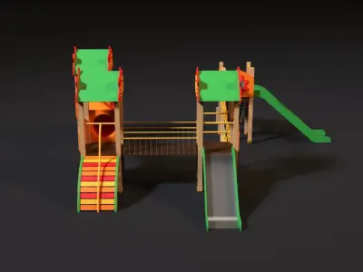 Children playground 3D model
