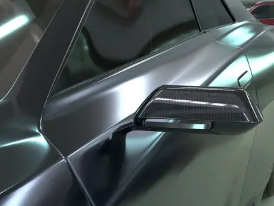 dodge charger daytona srt 2024 Low-poly 3D model