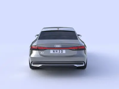 Audi A7 2019 3D model