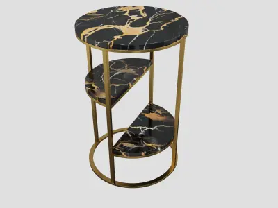3-Tiered End Table 3D model