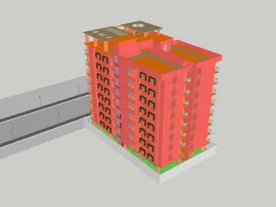 apartment lakeside 3D model
