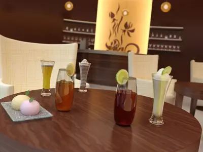 Archmodels vol 40 - dishes and decorations 3D model