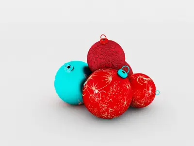 Christmas  Ball f4a 3D model